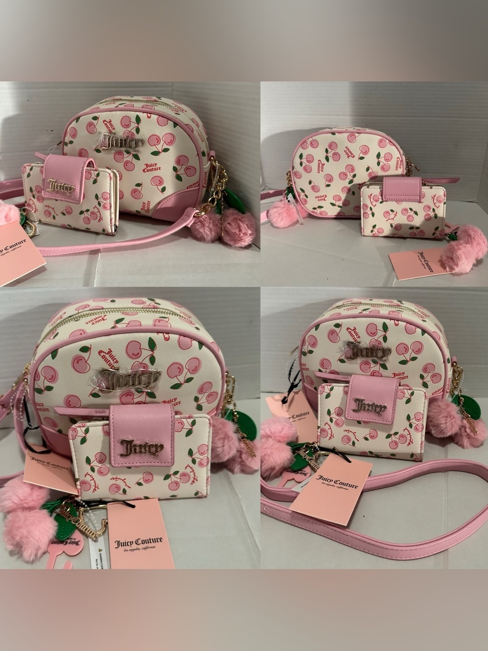 🍒 NWT Juicy Couture Cherry Girl Crossbody & Wallet Set -Rare Y2K Viral Find! - Picture 3 of 16
